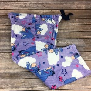 Disney Eeyore Fleece Pajama Bottoms Womens Size 2X